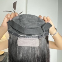Perruques de Cheveux Humains Vietnamiens de Haute Qualité Grade 12A, 24 Pouces, Densité 200, Lisses, avec Frontale en Dentelle HD 13x6
