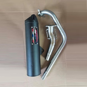 <span class=keywords><strong>ท่อ</strong></span>ไอเสียรถจักรยานยนต์สแตนเลส (สีดำ/สีเงิน) สำหรับ XRM WAVE MIO RAIDER AEROX CLICK BEAT - Product Image 2