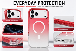 Funda Magnética Translúcida Mate con Degradado de Lujo para iPhone 18 17Pro Max con Botones AI, Resistente a Impactos - Product Image 4