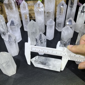 Penjualan laris batu penyembuhan alami menara titik kuarsa bening kristal untuk dekorasi rumah - Product Image 5