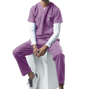 Meilleures ventes Uniforme de gommage médical tricoté de haute qualité pour hommes, matériau durable en stock pour les hôpitaux - Product Image 2