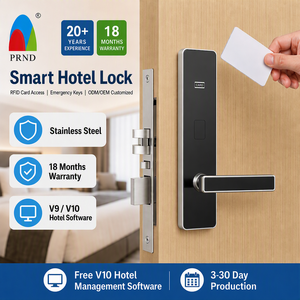 ระบบล็อคประตูโรงแรม RFID Pro USB V9 V10 สแตนเลสสตีล ระบบอัจฉริยะ ซอฟต์แวร์ SDK ฟรี บัตรอิเล็กทรอนิกส์ PRF511 ชุดอุปกรณ์ล็อคโรงแรม - Product Image 1