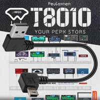 Kabel isi daya Data 90 derajat USB 2.0 pria, sudut kanan/kiri Mini 5 Pin dapat disesuaikan untuk kamera MP3 untuk berbagai perangkat