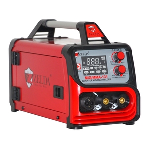 Zelda 1Kg Capacidad de cable Poste a Soulder <span class=keywords><strong>Mig</strong></span> 220V Tig Mma <span class=keywords><strong>Mig</strong></span> Máquina de soldadura portátil - Product Image 1
