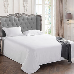 Sábana de lino para hotel, suministros de China, tamaño king, 100 algodón, blanco, entrega rápida, 3 uds. - Product Image 5