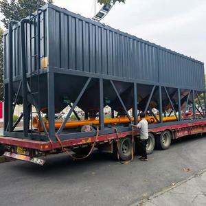 Silos à ciment mobiles de type boîte de haute qualité, réservoirs de stockage de poudre en vrac contrôlables, silos à ciment double couche de 150 tonnes - Product Image 3