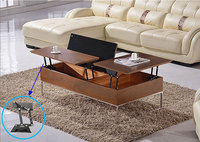 WELLTOP WT01-04 Accessoires de mobilier : Mécanisme de table basse relevable en métal avec vérin à gaz et charnière hydraulique