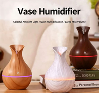 Humidificateurs d'air en bois de 200 ml, diffuseur d'arômes USB, mini diffuseur de parfum d'air, diffuseur d'huiles essentielles électriques pour la maison