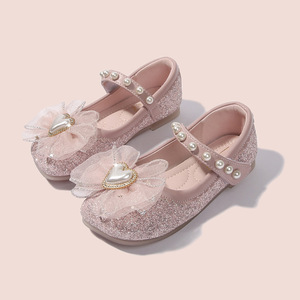 2026 New Spring Fashion Crystal Shoes for Girls Kids Leather Shoes Elegant Princess Shoes for Party Dress Children's Shoes - Product Image 3