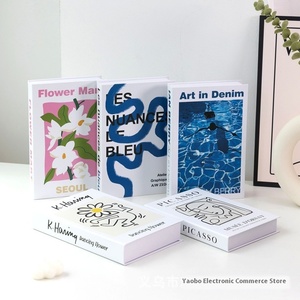 Decorazione Murale in Stile Nordico Moderno, Libro <span class=keywords><strong>di</strong></span> Carta Finto <span class=keywords><strong>di</strong></span> Alta Qualità per Arredamento Casa - Product Image 1