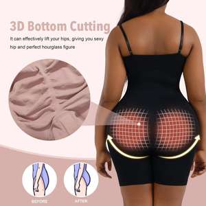 En gros Body sculptant pour femme, sans couture, taille haute, effet ventre plat, extensible - Product Image 6