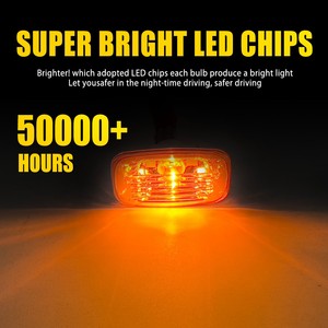 Luces intermitentes Auxito Clear Indicator Guard Repeater para Landcruiser Serie 80, PAR de luces laterales - Product Image 6
