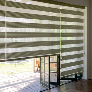 Persianas Zebra Coreanas Colección Echo, Cortinas Enrollables Automáticas Motorizadas Personalizadas, Cortinas Modernas con Filtro de Luz - Product Image 1