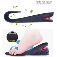 JOGHN kit di sollevamento per scarpe con tacco plantare rimovibile a 2 strati con cuscino d'aria solette per aumentare l'altezza delle donne