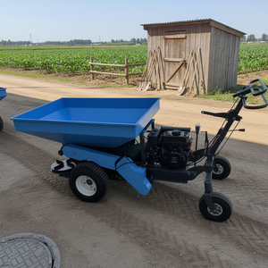 WIGON Small Walk-Behind <b>Gasoline</b> Engine-Powered Gearbox Broadcast Spreader High Agricultural Fertilizer Manure 0.75m - Product Image 1