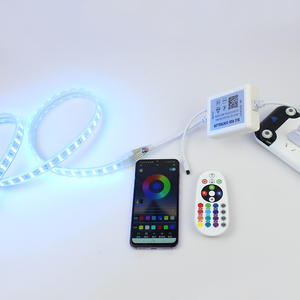 5050 SMD 220V 50m phòng lễ hội linh hoạt barra Luces Led Bar giáng sinh đèn thông minh không thấm nước LED Strip Lights/RGB LED Strips - Product Image 5