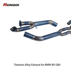 Échappement Catback en alliage de titane couleur bleu brûlé pour BMW M3 G80 M4 G82 S58 3.0T 2021-2024 - Product Image 6