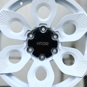 Velg Mobil Tempa HTOR Flower Petai Style 16-24 Inch, Roda Tempa Keramik Putih Kustom, Cocok untuk Mobil Energi Baru - Product Image 6
