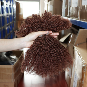 Orientfashion Capelli Umani Vergini al 100% Afro Kinky 4C Bulk Senza Trama con Cuticole Allineate per Acconciature a Treccia all'Uncinetto - Product Image 5