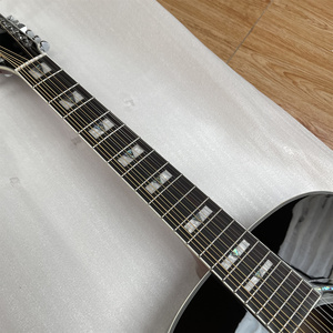 <span class=keywords><strong>Guitarra</strong></span> Acústica Personalizada de 12 Cuerdas Gib <span class=keywords><strong>Deluxe</strong></span> Westerly de Madera Maciza en Acabado Antique Sunburst - Product Image 3