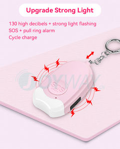 JOYWAY <span class=keywords><strong>Safesound</strong></span> Porte-clés d'autodéfense de sécurité <span class=keywords><strong>Alarme</strong></span> personnelle 130db pour Lady Elder Kids - Product Image 5