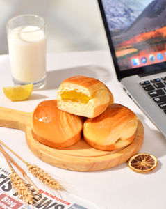 กล่องขนมอาหารเช้าขนมปังหวานแบบจีนทำจากขนมปังแผ่นนุ่มปรับแต่งได้หลายพันชั้น - Product Image 1