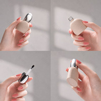 2026 Neu 13ml Leere Glasflasche für Nagellack mit Schraubverschluss, Silberdeckel, Lichtschutz-Probenfläschchen NP-S33 Spray Posee Beauty