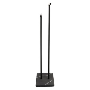 Moderno Free Standing in metallo nero 2 barre portasciugamani panno bagnato appendiabiti per alberghi appartamenti doppio portasciugamani per uso pavimento - Product Image 5