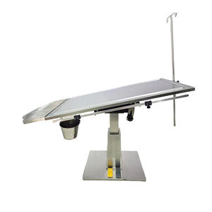 Tavolo piano elettrico a colonna singola con fosso di drenaggio con vassoio dentale tavolo operatorio per clinica animale ospedale - Product Image 4