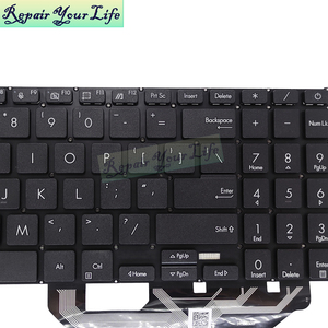 US ไม่มีคีย์บอร์ดแบบมีไฟพื้นหลังสำหรับ <span class=keywords><strong>ASUS</strong></span> X1502 X1504 B1502 X1605V X1603Z M1603Q <span class=keywords><strong>M1502</strong></span> R1504 X1505 S3604V M3604 0KNX0-5102US00 คีย์บอร์ด - Product Image 3