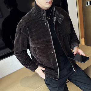 Giacca Top per <span class=keywords><strong>uomo</strong></span> alla moda bella Street Men versione coreana alla moda giacca primavera autunno - Product Image 5