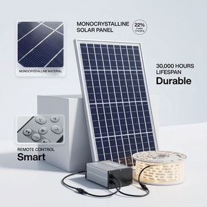 Bande lumineuse LED solaire étanche KTH pour éclairage durable des voies piétonnes, places publiques et parcs - Product Image 4