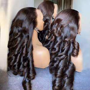 Peluca de Cabello Humano Virgen Brasileño 3D Suelto, Rizado con Muelles, Doble Trama, Sin Pegamento, Encaje HD 13*4, Cabello Crudo Vietnamita, <span class=keywords><strong>Indio</strong></span> - Product Image 1