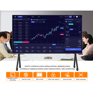 135 אינץ 163 אינץ 'גדול מסך שטוח 2k 4k כל בתצוגת אחת לפגישת p0.9 p1.2 p1.cob הוביל מסך שטוח - Product Image 4