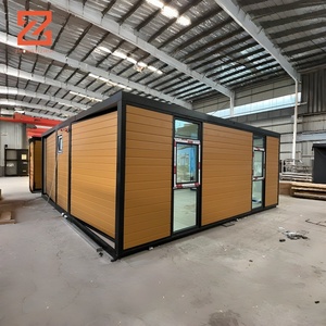 Maison pliante en conteneur extensible <span class=keywords><strong>de</strong></span> 40 pieds Maison préfabriquée en conteneur à 2 chambres Plans Maison en conteneur extensible - Product Image 1