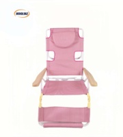 Chaise longue de plage pliable avec coussin, nouveau design, pour s'allonger sur le ventre