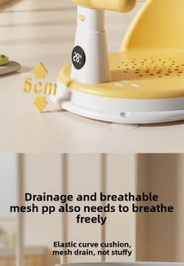 Siège de bain thermosensible pour bébé avec design antidérapant, chaise de douche pour nouveau-né, support pour baignoire, enfant en bas âge - Product Image 6