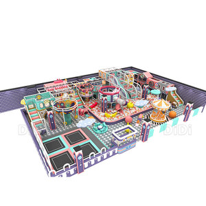 Aire de jeux intérieure néon pour enfants, équipement de jeu souple personnalisé avec toboggan LED par Didi Amusement - Product Image 6