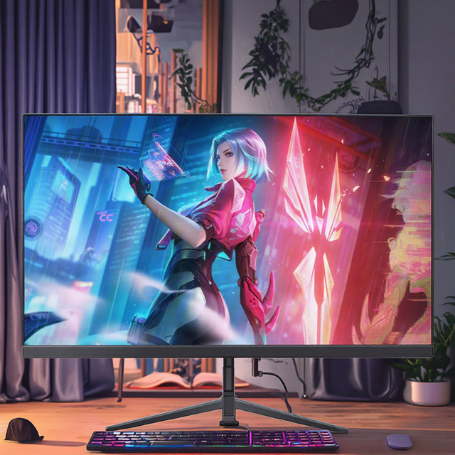 OEM 21.5 23.8 27 32 Inch Ultra-Thin Bezel IPS 1MS 1K 2K 60 75 165 HZ LCD Computer Wide Screen LED Display Gaming PC Monitor