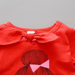 Vêtements de sport formels pour enfants de Shenzhen, t-shirts en coton et polyester mélangés et pantalon blanc, ensemble pour enfants - Product Image 3