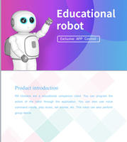 Robot intelligent grimpeur, jouet d'accompagnement pour enfants, appareil de bureau interactif avec fonction de danse
