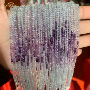 Großhandel 2 mm Multi-Style Gem Cut Perle Lose Runde Natural Cut Graded Stone Bead Schmuck Produktion - Product Image 3