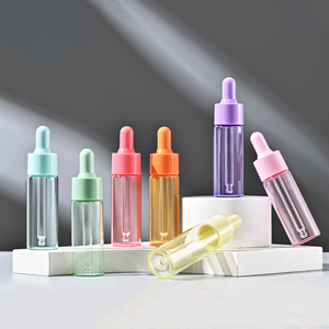 Botellas de Muestra Delgadas WOGU de 5 ml, 10 ml, 15 ml, 20 ml, Rojo, Verde, Azul, Rosa, Envase Cosmético de Esencia, Botella de Vidrio con Gotero para Aceite Esencial - Product Image 4