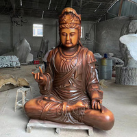 Grande Figure Religieuse Bouddhiste Kuan-yin Avalokitesvara Sculpture Guanyin Bodhisattva Statue de Bouddha en Bronze