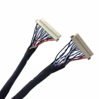 Câble d'écran double LVDS FI-RE51PIN du fabricant, compatible avec l'échange de pinout AB, pour carte de commande de machine publicitaire