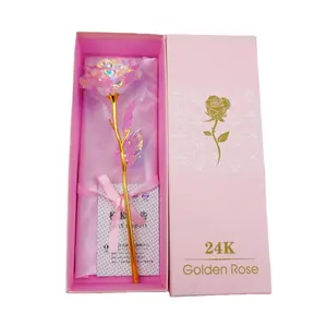 Drea Nieuwe Idee Groothandel Prijs Promotionele 24K Rose Gift Set Voor Wedding Present Relatiegeschenken