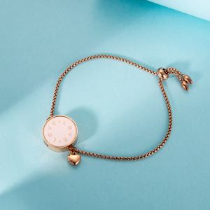 2025 Новое поступление эфирное масло диффузор браслет из нержавеющей стали ароматерапия медальон с сердцем Шарм регулируемый браслет - Product Image 3