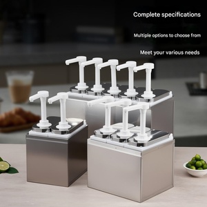 Distributeur de sauce de qualité alimentaire en acier inoxydable, pompe à sauce <span class=keywords><strong>pour</strong></span> sirop, ketchup et confiture, vinaigrette, outil de cuisine - Product Image 4