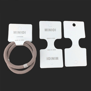 Thấp moq tùy chỉnh giá rẻ tái chế tùy chỉnh đồ trang sức nhãn in ấn tên Logo giấy trang sức treo thẻ - Product Image 2