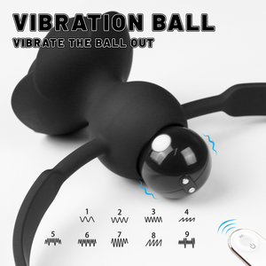 S-HANDE Drop Shipping Rose Flower Shape Adult BDSM Bondage Rose Vibrator <strong>SM</strong> Rose Mouth Gag Ball Sex <strong>Toy</strong> - Product Image 3